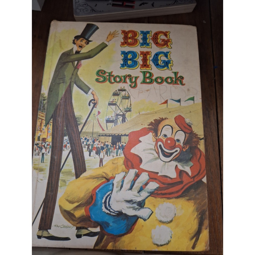 Vintage‎ 1955 Big Big Story Book Whitman Publishing Hardcover Circus Cover 1673